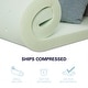 preview thumbnail 2 of 6, Bridgevine Home 2 inch Cool Gel Memory Foam Mattress Topper