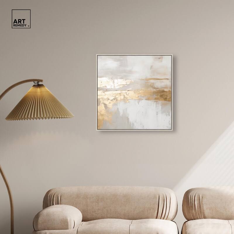 Melted Goldscape II Canvas by Art Remedy