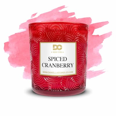 DANIELLA'S CANDLES Spiced Cranberry Classy Candle - 7 oz.