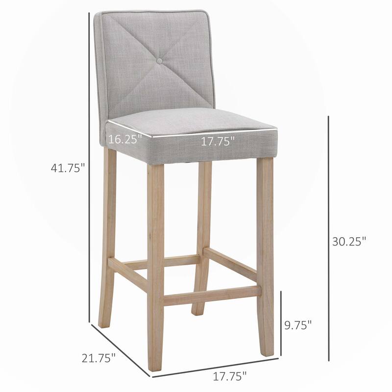 Modern Bar Stools Set of 2