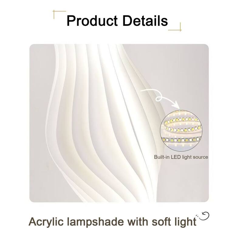 69" LED Straw Skirt Floor Lamp