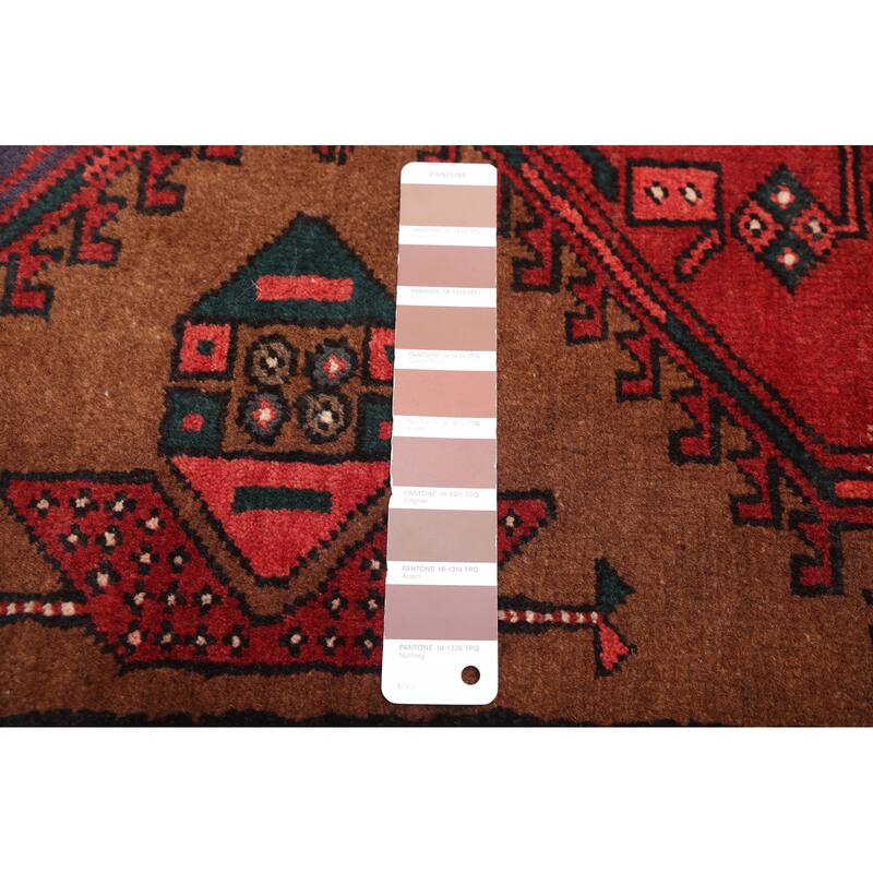 ECARPETGALLERY Hand-knotted Konya Anatolian Brown Wool Rug - 3'1 x 10'0