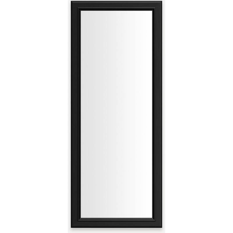 Robern D2C1640D4BMSC Main Line 15-1/4" x 39-3/8" Framed Single Door - Brushed Black - Anthracite Finish