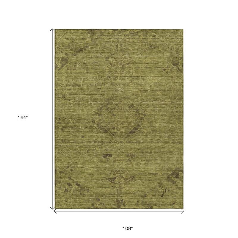 HomeRoots Floral Traditional Rectangle Outdoor Rug