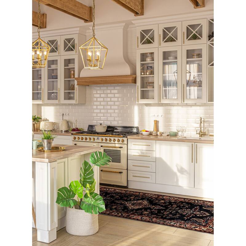 ECARPETGALLERY Hand-knotted Andelz Navy Wool Rug - 2'8 x 8'1