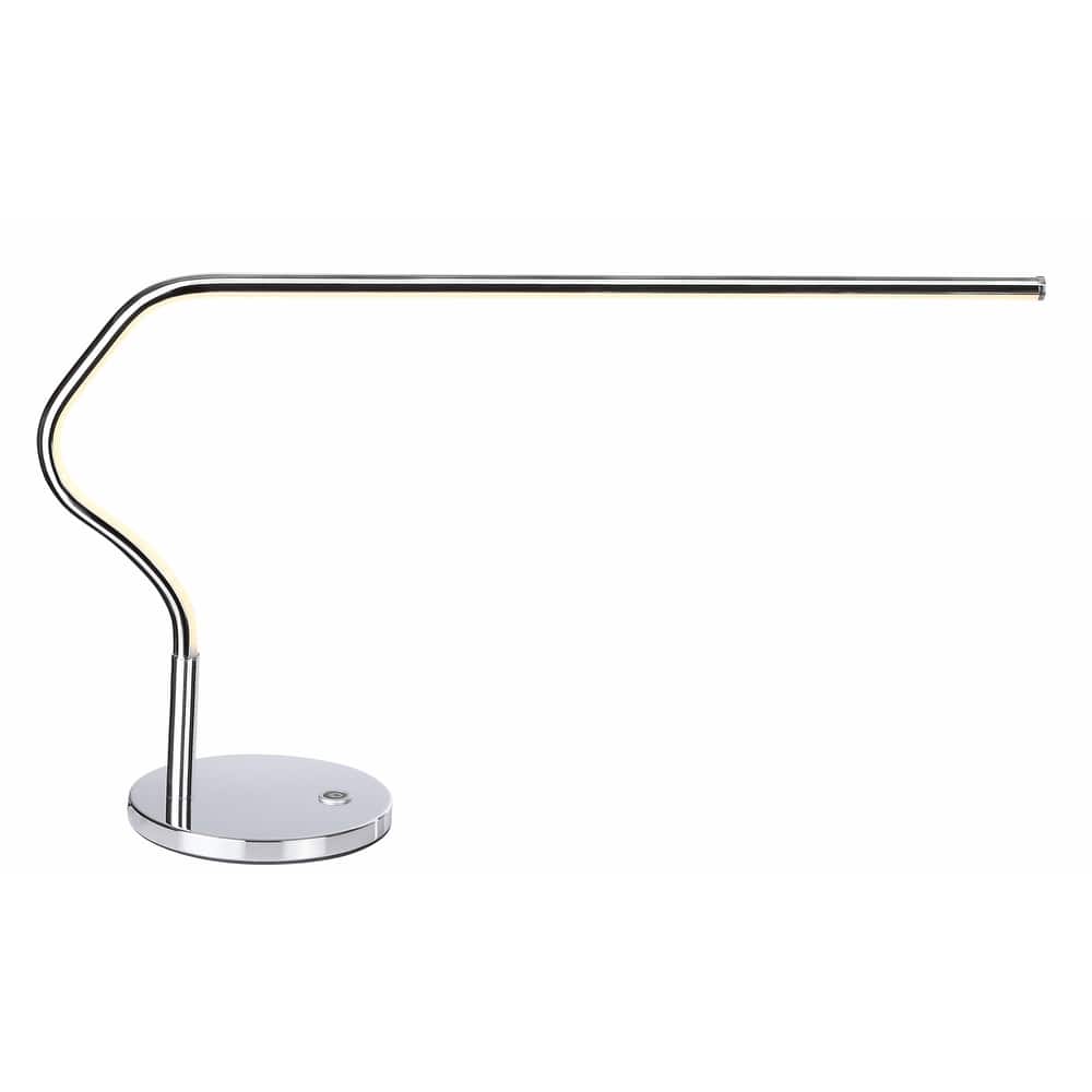 Natalie 15" LED Integrated Task Lamp, Chrome by JONATHAN Y