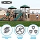 preview thumbnail 3 of 12, Lifetime Double Adventure Tower with Monkey Bars