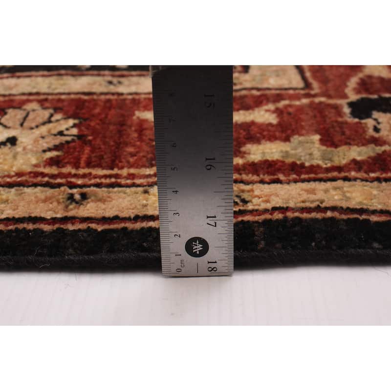 ECARPETGALLERY Hand-knotted Chobi Finest Black Wool Rug - 4'9 x 7'0