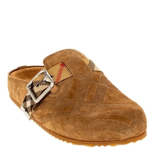 Burberry Suede Urchin Clogs