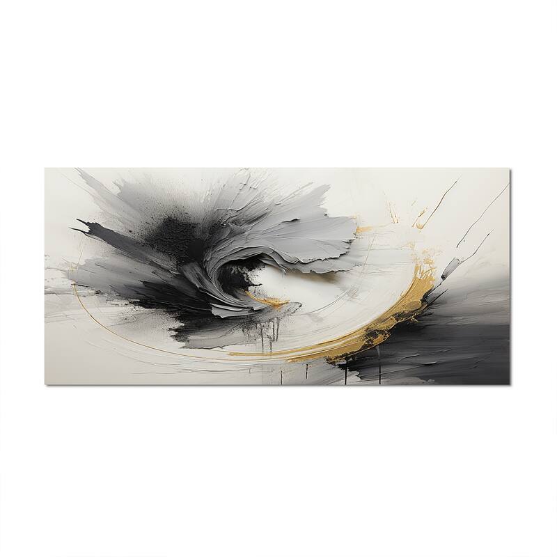 Designart "Infinite Motion III" Abstract Spirals Wall Art Living Room