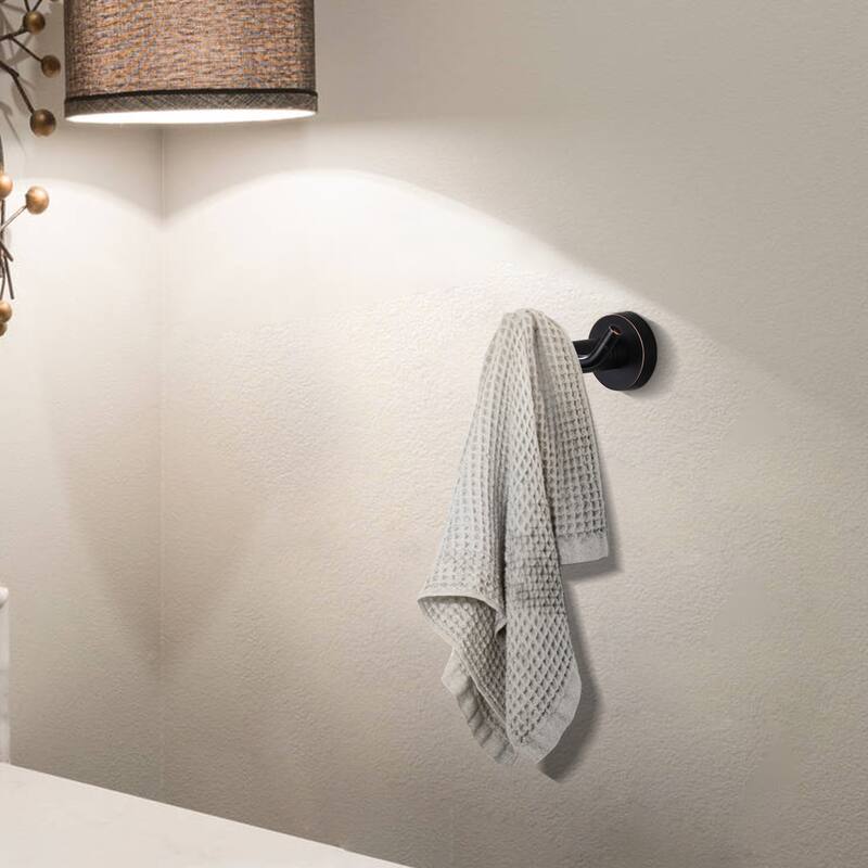 WOWOW Knob-Hook Double Robe/Towel Hook 2-Pieces