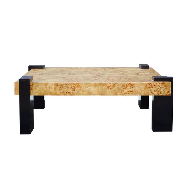Elk Home Bromo Natural Burl Wood 48 Inch Wide Coffee Table