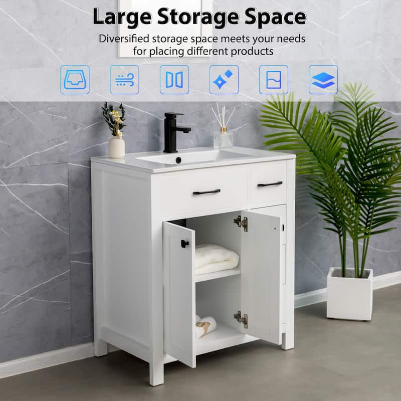 Sink Bathroom Vanity with Counter top Set