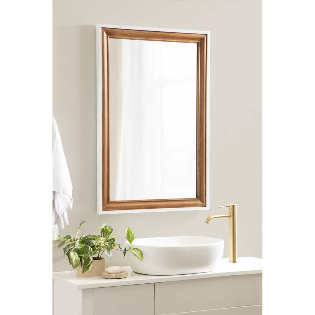 Kate and Laurel Ellison Rectangle Wall Mirror - 24x36