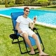 preview thumbnail 10 of 11, Costway Oversize Lounge Chair Patio Heavy Duty Folding Recliner - Single