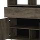 preview thumbnail 3 of 1, HomeRoots 39" Dark Brown Drawer Combo Dresser