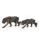 preview thumbnail 3 of 9, Pierpont Indoor Aluminum Handcrafted Leopard Figurine by Christopher Knight Home