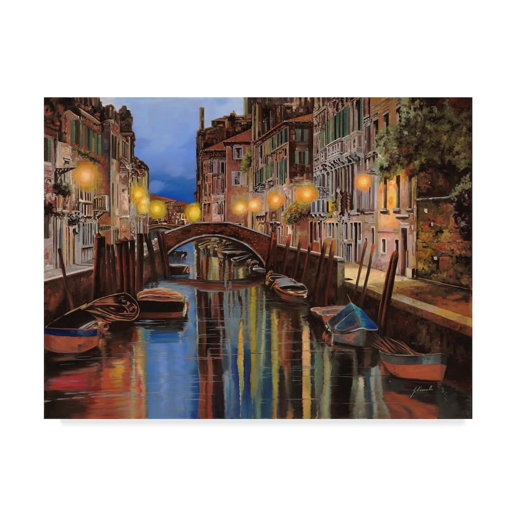 Guido Borelli 'Venezia All Alba' Canvas Art
