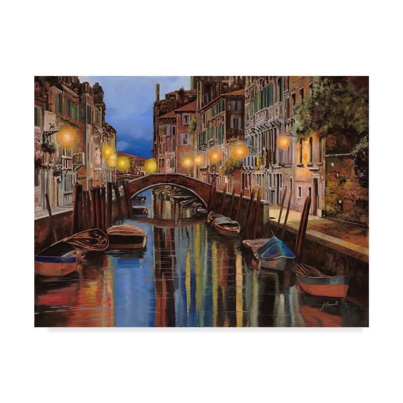 Guido Borelli 'Venezia All Alba' Canvas Art