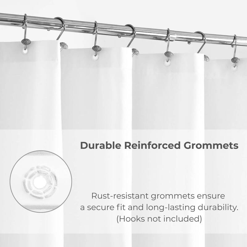 Extra Long Waterproof Shower Curtain Liner 71x79 Inches