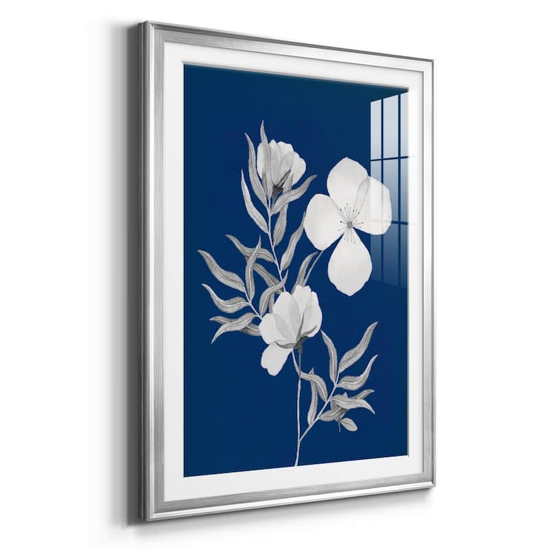 Indigo Sketch II Premium Framed Print - Ready to Hang