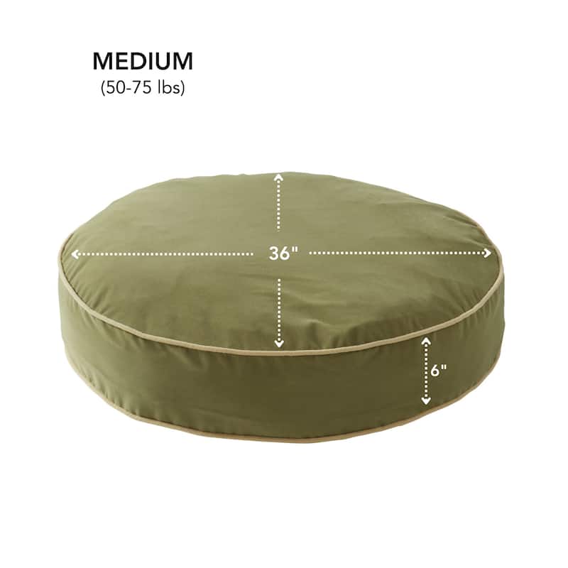 Scout Round Reversible Pillow Dog Bed