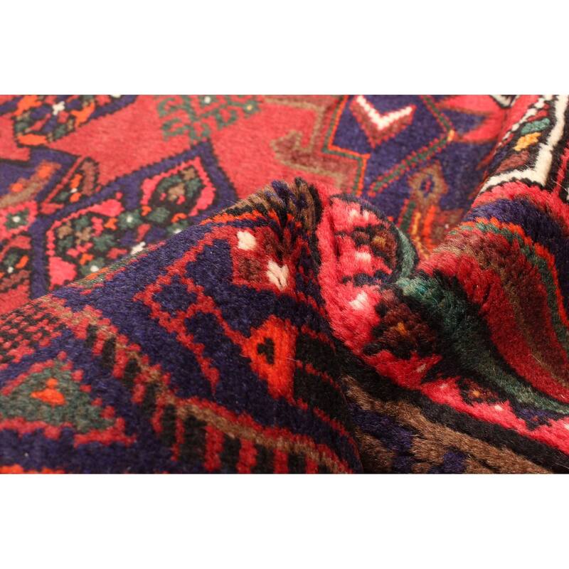 ECARPETGALLERY Hand-knotted Anadol Red Wool Rug - 4'2 x 6'7