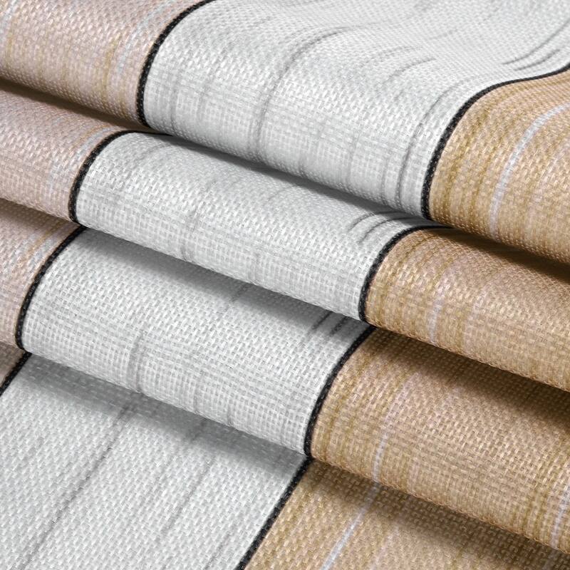 Table Runner 72" x 13", Retro Table Runner, Light Brown & Grey - Light Brown & Grey