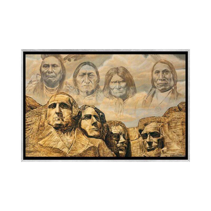iCanvas "Founding Fathers" by David Behrens Framed