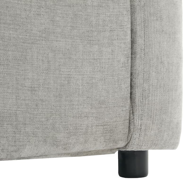 Roomfitters 89" Oversized Upholstered 3-Seater Cloud Sofa with Dual Plush Cushions