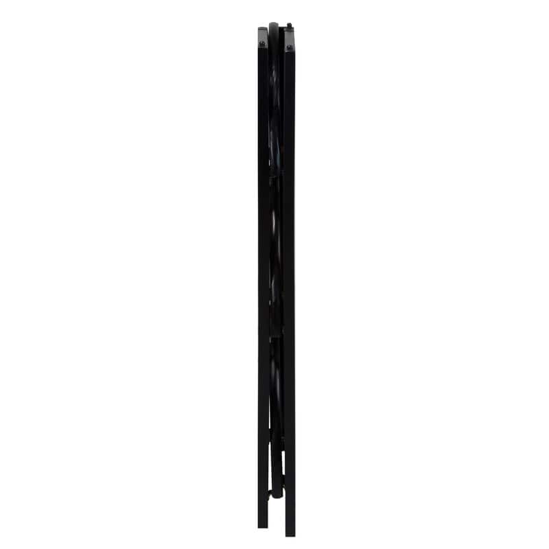 Mission 4-shelf Corner Folding 100% Solid Wood Bookcase