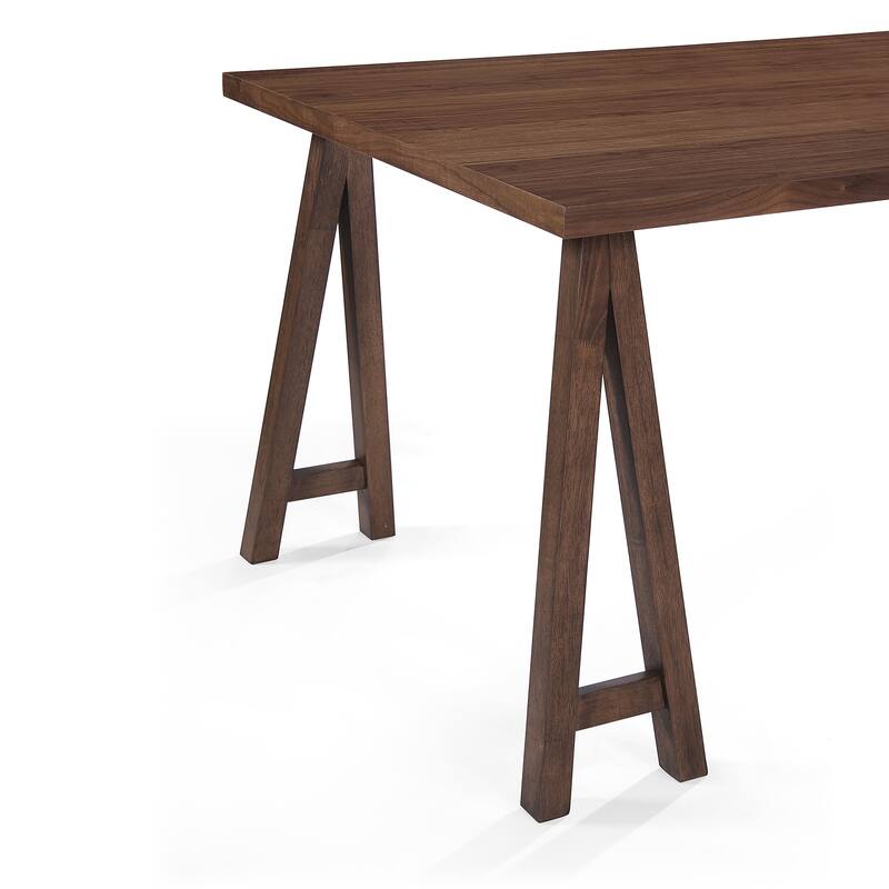 Chazz Mid-Century Modern 7 Piece Dining Set with A-Frame Table by Christopher Knight Home