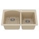 preview thumbnail 34 of 89, Karran Drop-In Quartz 33 in. 1-Hole 60/40 Double Bowl Kitchen Sink Kit