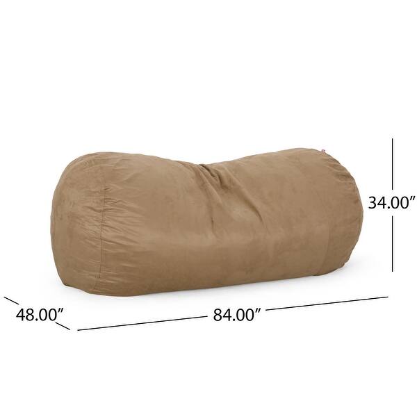 Larson 8foot Lounge Beanbag Chair by Christopher Knight Home Bed