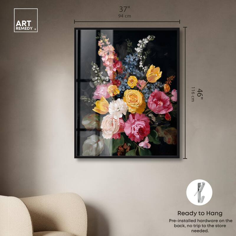 Garden Richness I Shadowbox by Art Remedy