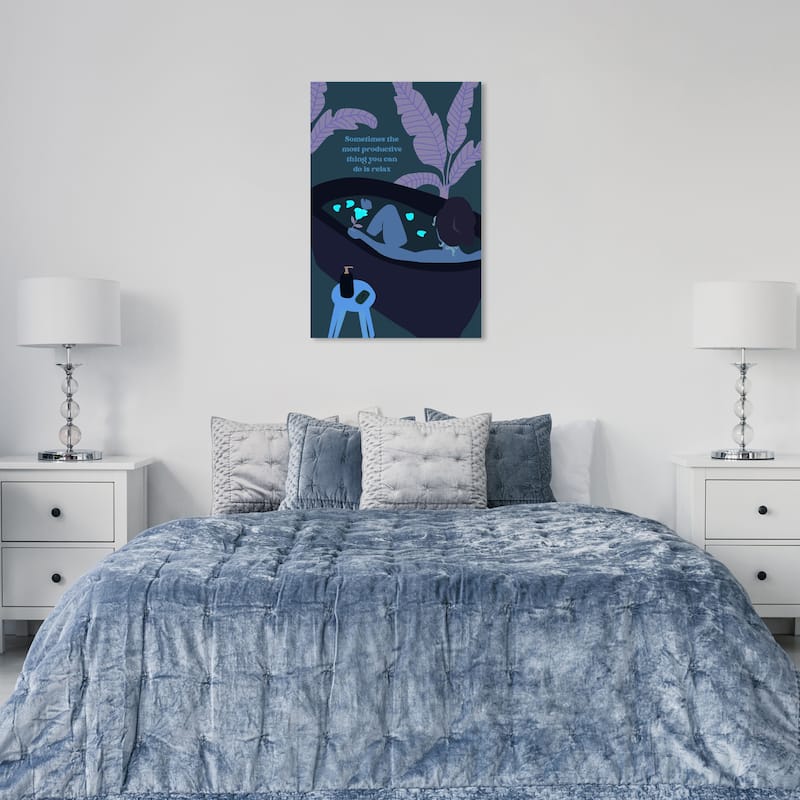 Wynwood Studio Canvas Fashion and Glam Indulge Yourself Brown and Antique White Modern & Contemporary Wall Art Canvas Print - 36 x 24
