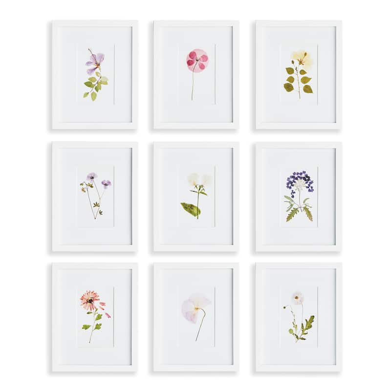Mountain Flower Petite Prints, Set Of 9