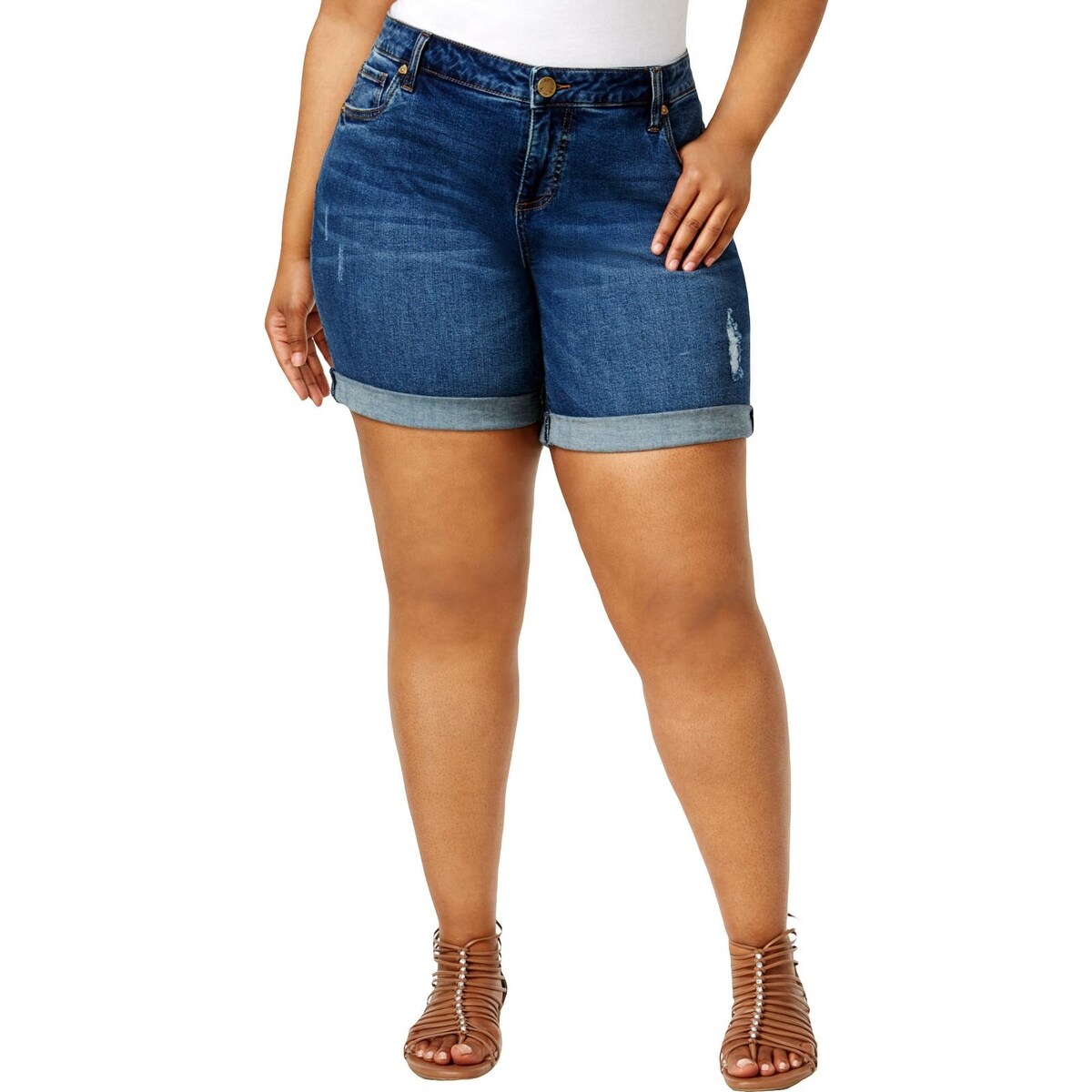 Shop Kut From The Kloth Womens Plus Catherine Denim Shorts