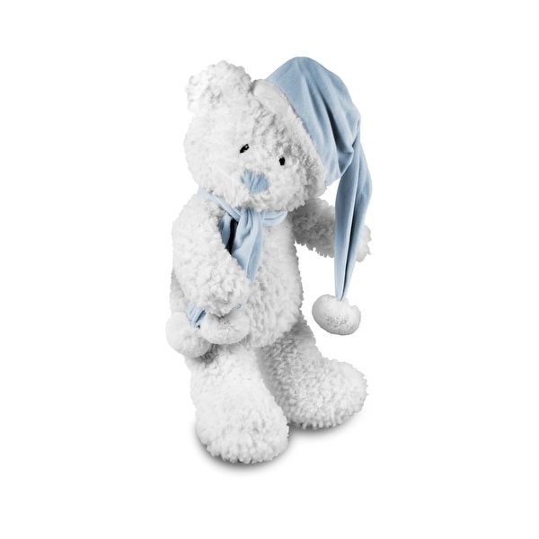Beverly Hills Teddy Bear Company Winter Baby Bear Blue. Opens flyout.