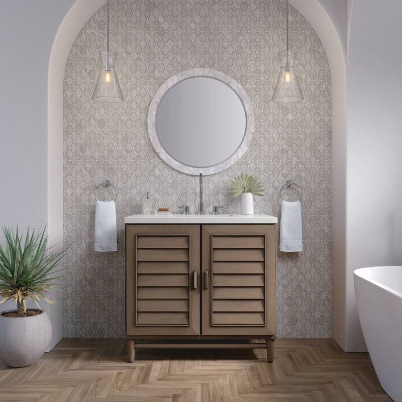 James Martin Vanities 620-V36-3LDL Portland 36" Single Basin Wood