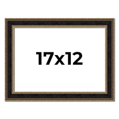 17x12 Frame Gold Antique Vintage Sold Wood Picture Frame | 1.75 Inch
