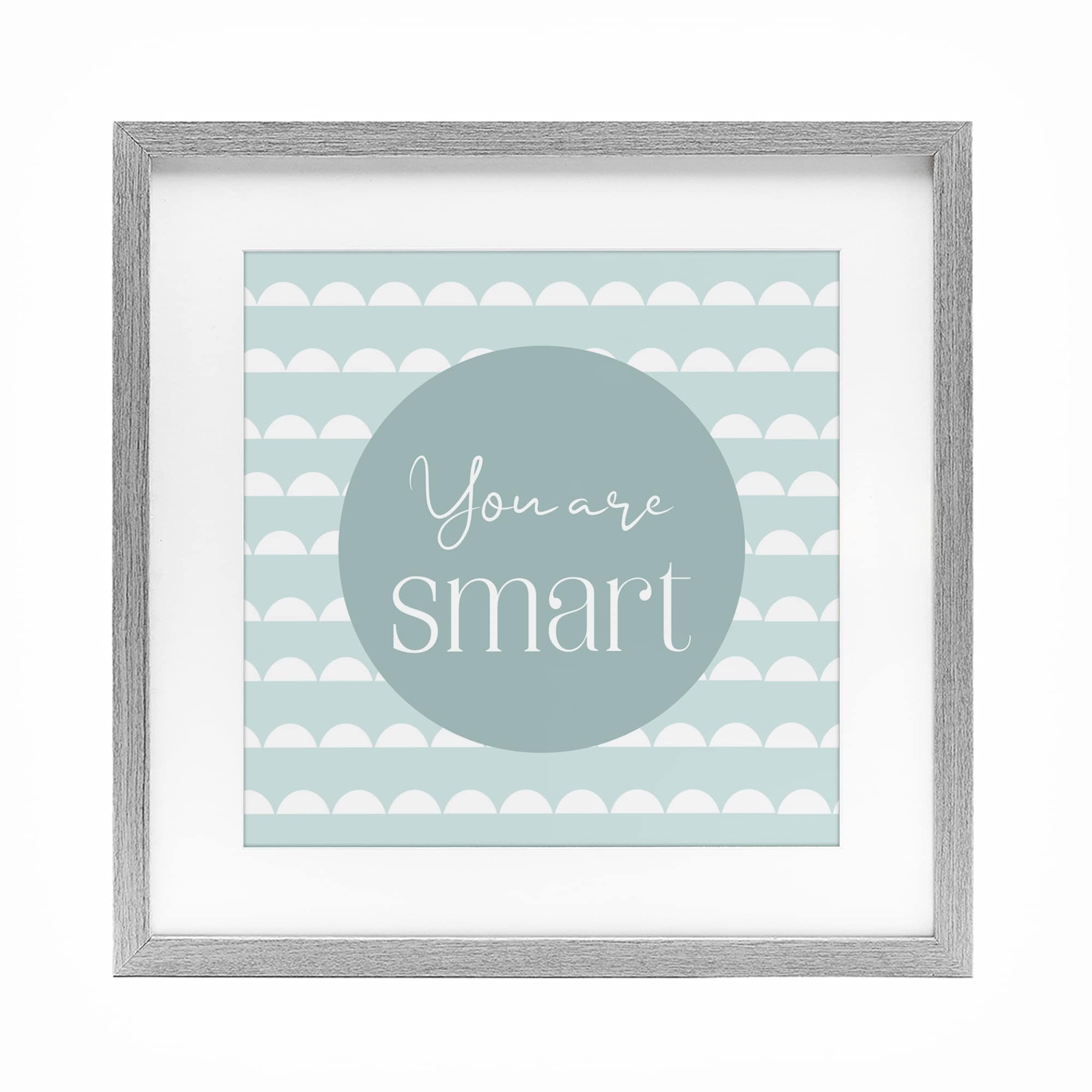 Stupell You Are Smart Affirmation Under Glass Framed Design By Christine Simpson Art