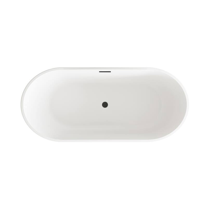 Melisande Bathtub in Glossy White