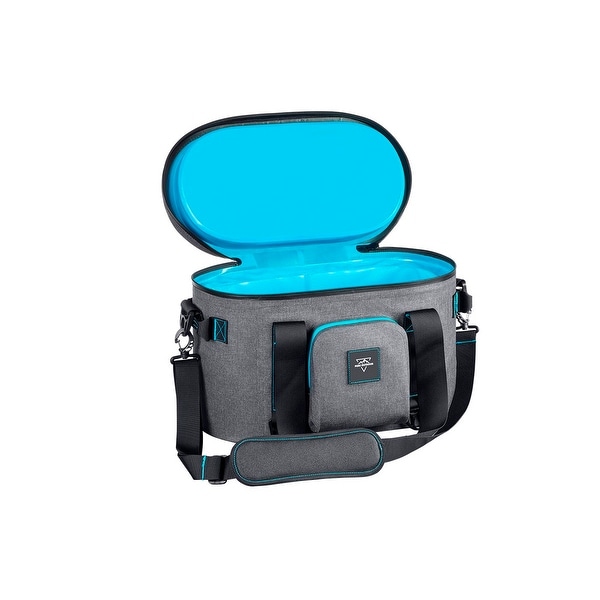Monoprice Emperor Flip Portable Soft Cooler 20 Can Gray