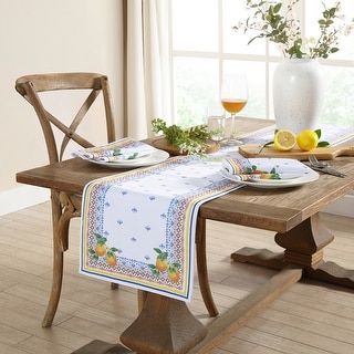 Capri Lemon Table Runner - 13x70 - On Sale - Bed Bath & Beyond