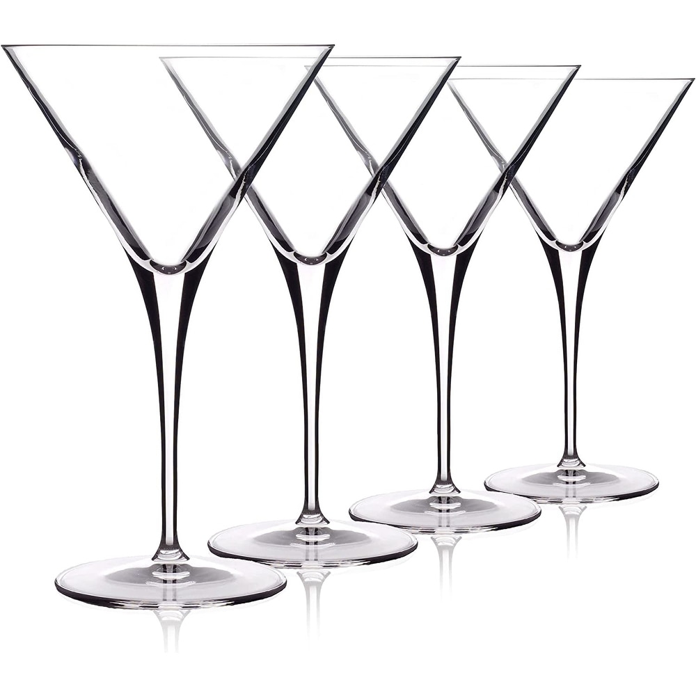 Riedel Veritas Moscato/Coupe/Martini Glass Pack of 4 with Wine Pourer and Cloth