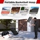 preview thumbnail 9 of 9, Costway 6.9-8.5 FT Portable Outdoor Basketball Hoop with Shatterproof - See Details