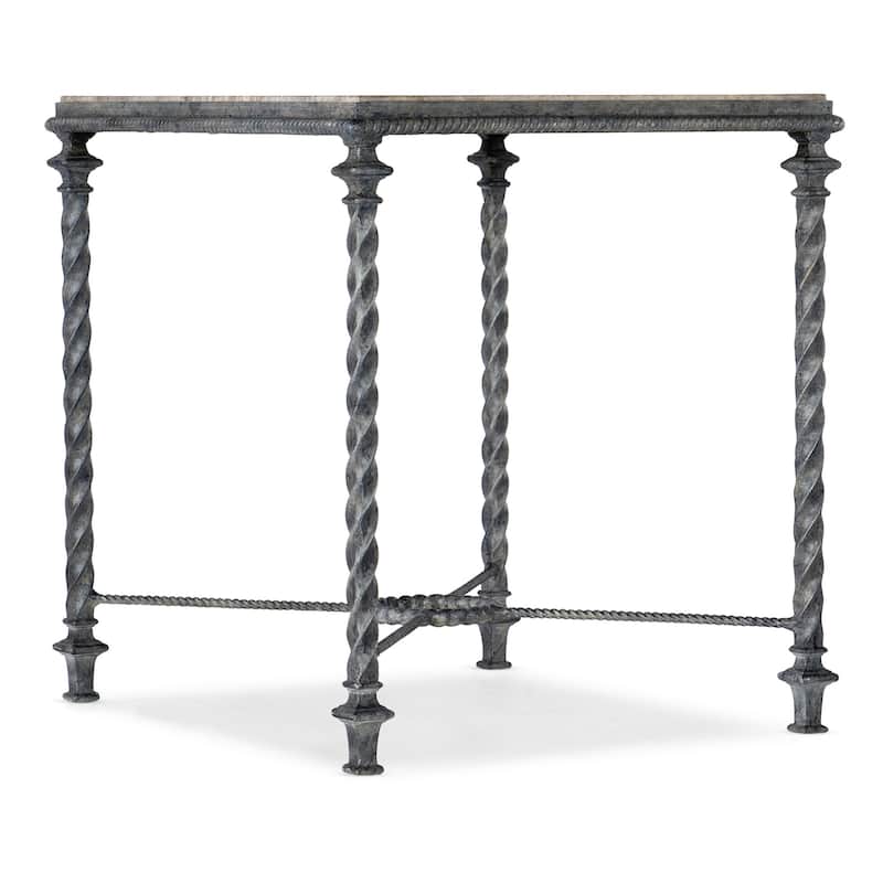 Hooker Furniture 5961-80213-00 Traditions 27" Wide Metal End Table - Verdigris