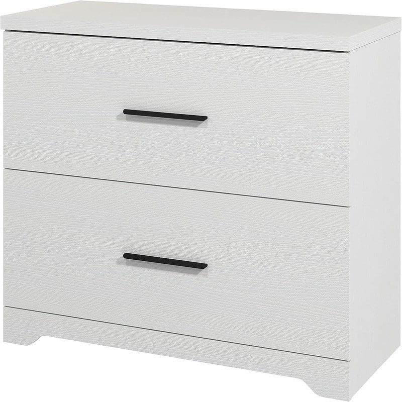 2-Drawer Wood Lateral File Cabinet - 27.17"D x 33.86"W x 29.33"H