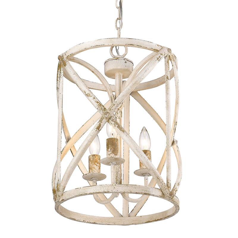 Alcott 3-Light Pendant in Antique Ivory